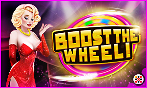 boost the wheel slot game logo